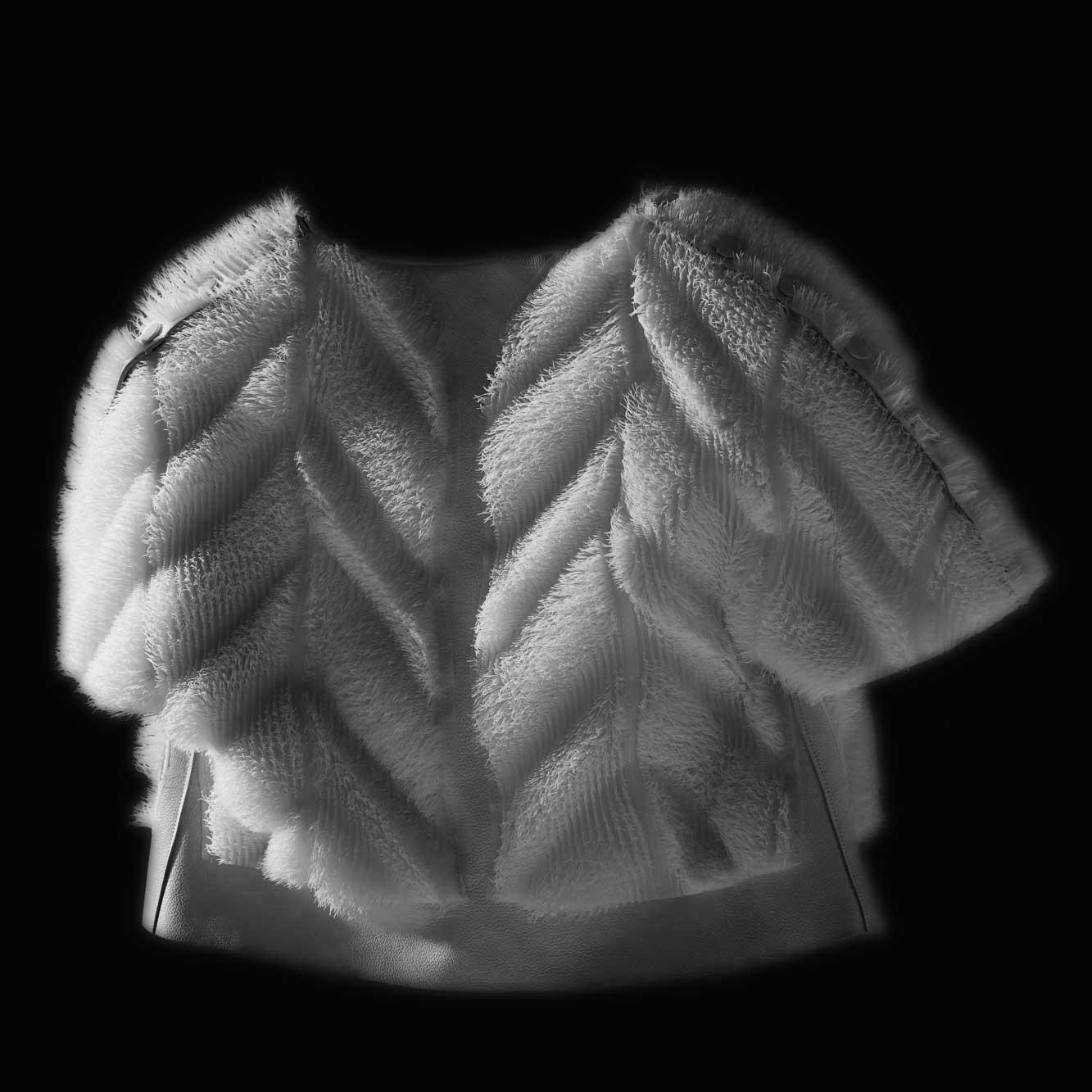 3D printed lace from OPT Industries laid over traditionally manufactured lace